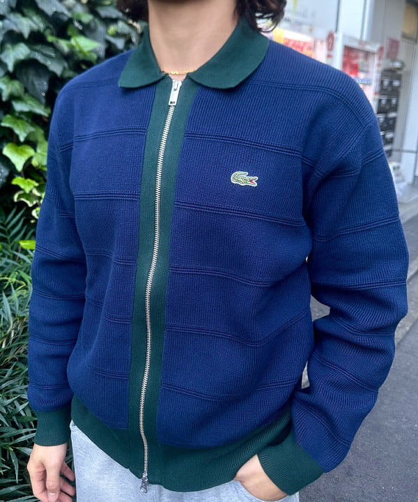 Kellyさんの「BEAMS WOMEN｜【別注】LACOSTE / ジップ カーディガン」を使ったコーディネート