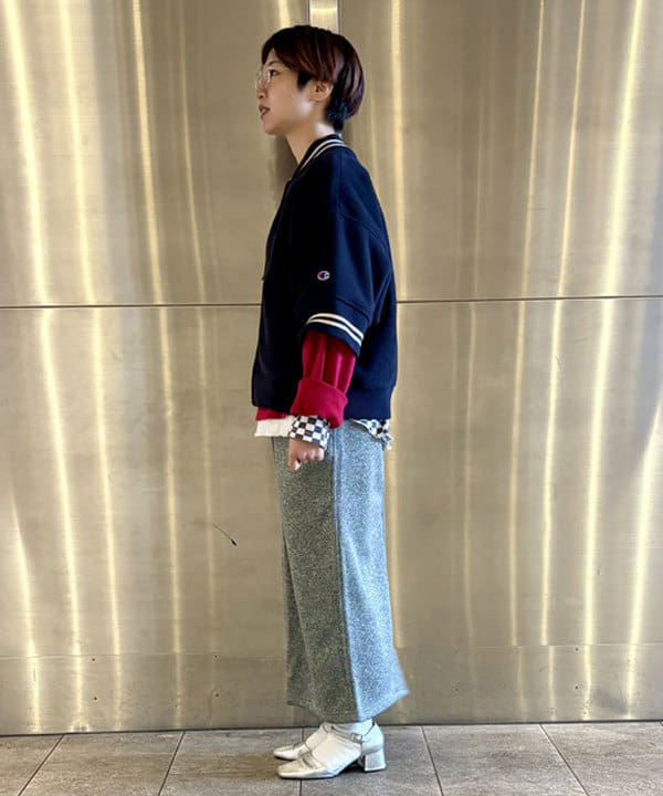 みりさんの「リングドット カーディガン」を使ったコーディネート