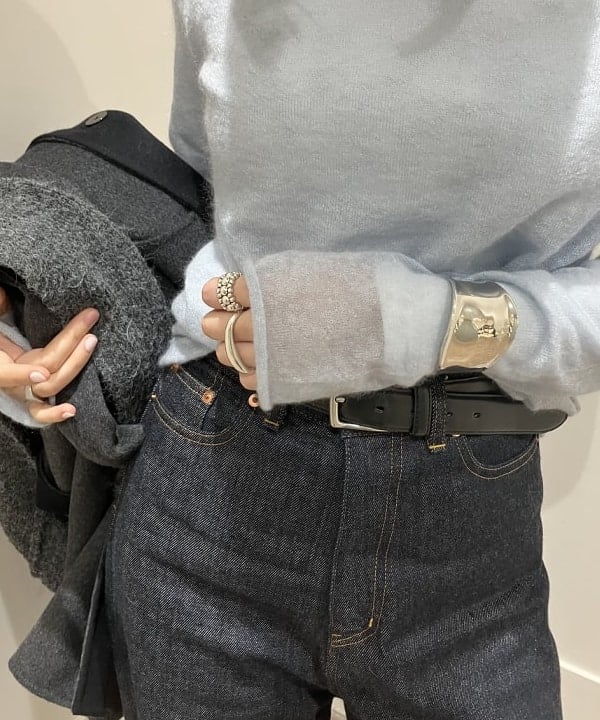 NATSUKIさんの「BEAMS WOMEN｜モヘヤ オフ タートル プルオーバー」を使ったコーディネート