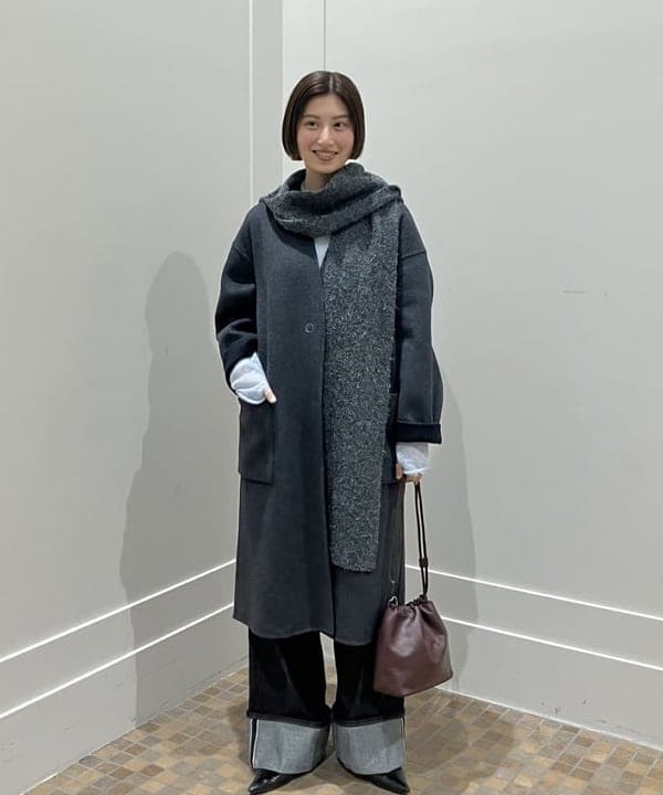 NATSUKIさんの「BEAMS WOMEN｜モヘヤ オフ タートル プルオーバー」を使ったコーディネート