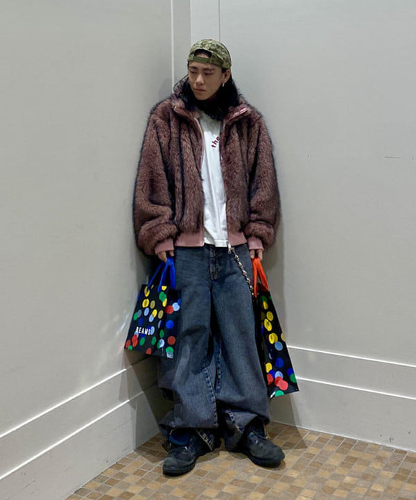 はるひむさんの「BEAMS WOMEN｜オーバーダイ デニム パンツ」を使ったコーディネート