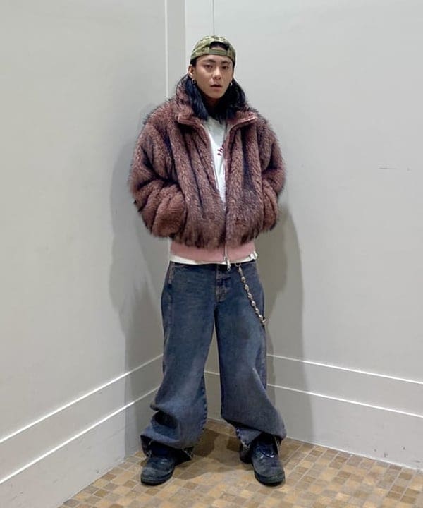 はるひむさんの「BEAMS WOMEN｜オーバーダイ デニム パンツ」を使ったコーディネート