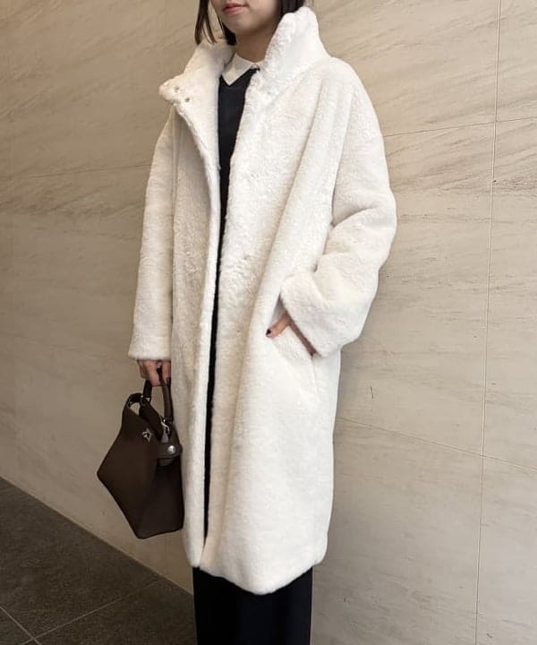 最終値下げ　人気完売カラー　myine ボリュームヘムブルゾン　ホワイト ビームス ハウス 六本木（1148945） スタイリング・コーディネイト｜BEAMS