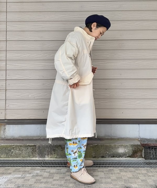 つぼさんの「BEAMS WOMEN｜ソロテックス M-65 パーカ」を使ったコーディネート