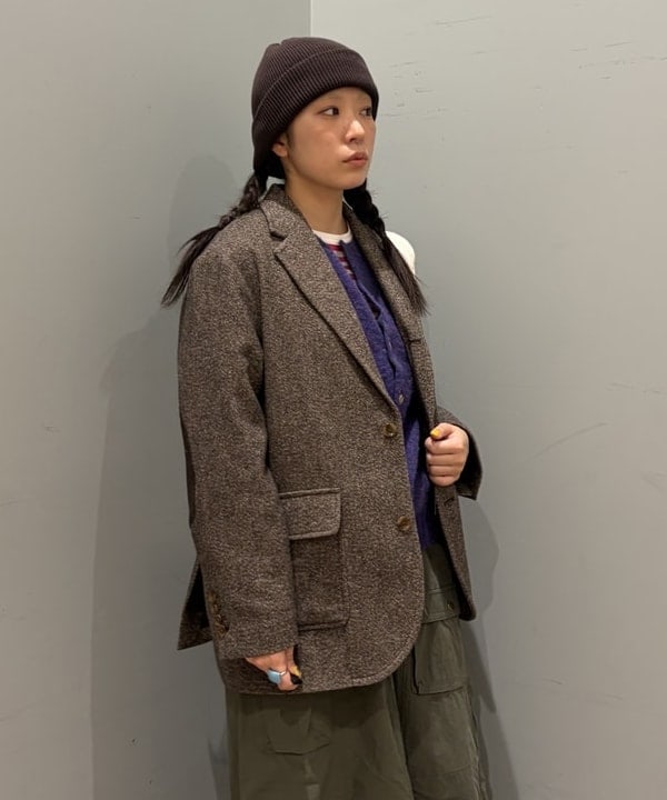 ばるたんさんの「BEAMS WOMEN｜ツイード スリーボタン ビッグジャケット」を使ったコーディネート