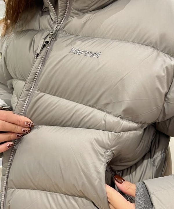 大木さんの「BEAMS WOMEN｜【別注】Marmot / ショート ダウンジャケット」を使ったコーディネート