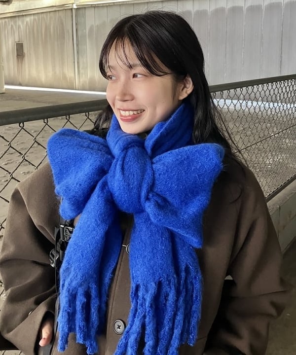 みやさかさんの「BEAMS WOMEN｜ワイドフィット フリース ステンカラーコート」を使ったコーディネート