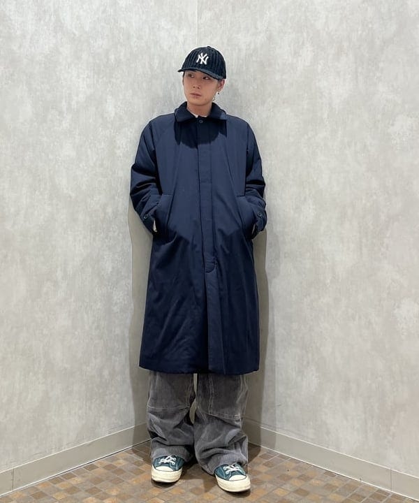 菊田 悠さんの「BEAMS WOMEN｜ワイドフィット 中綿ステンカラーコート」を使ったコーディネート