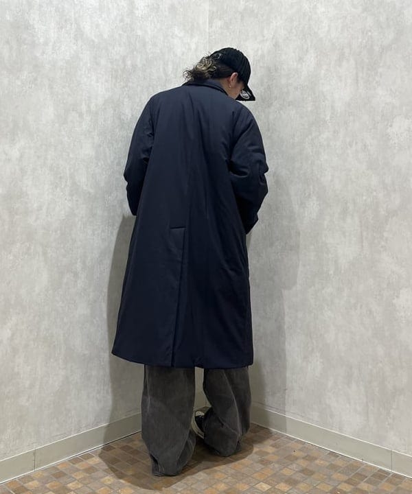 菊田 悠さんの「BEAMS WOMEN｜ワイドフィット 中綿ステンカラーコート」を使ったコーディネート