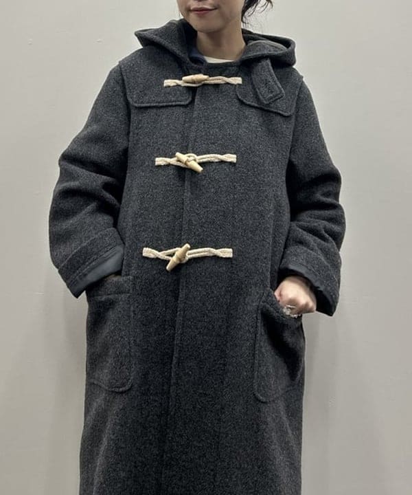 清水 彩乃さんの「BEAMS WOMEN｜モッサー ロング ダッフルコート 25FW」を使ったコーディネート