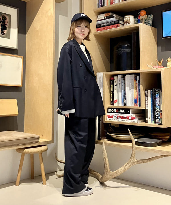 小原 もこさんの「BEAMS WOMEN｜【別注】NEW ERA / 940 Easy Snap MLB」を使ったコーディネート