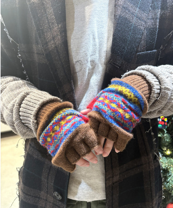 みりさんの「リサイクルウール カットオフ ジャケット」を使ったコーディネート