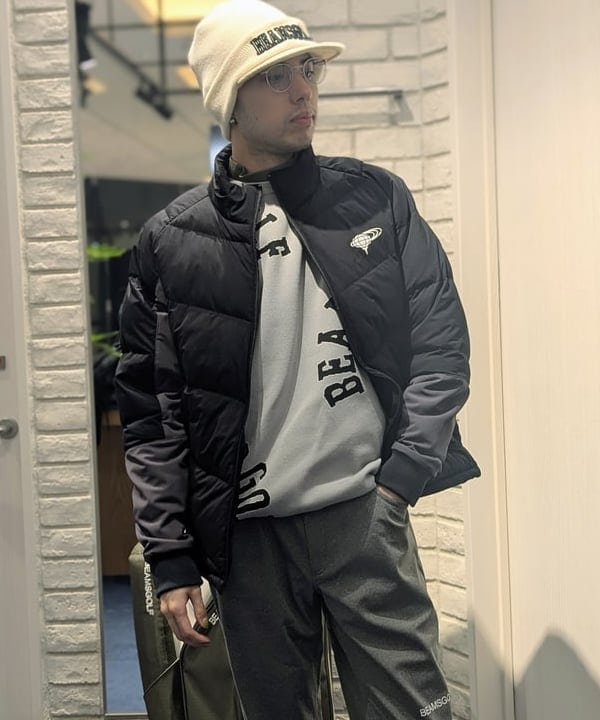 1回着用のみビームスゴルフ　中綿ダウン　Ｌ 冬ゴルフはこれで決まり！最新中綿セットアップを徹底レビュー