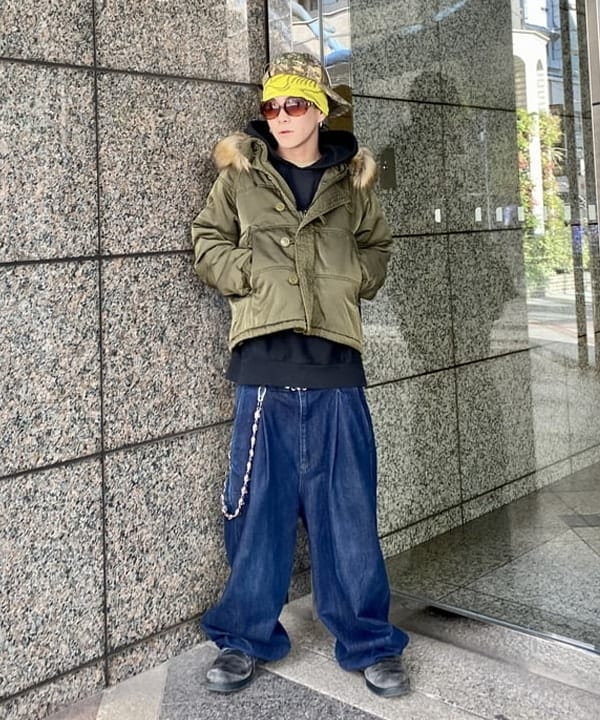 はるひむさんの「BEAMS WOMEN｜ガーメントダイ N-2B ジャケット」を使ったコーディネート