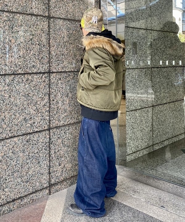 はるひむさんの「BEAMS WOMEN｜ガーメントダイ N-2B ジャケット」を使ったコーディネート