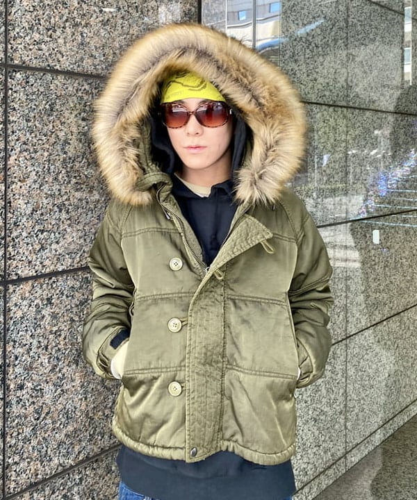 はるひむさんの「BEAMS WOMEN｜ガーメントダイ N-2B ジャケット」を使ったコーディネート