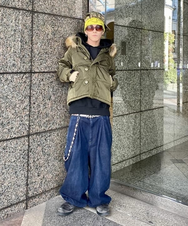 はるひむさんの「BEAMS WOMEN｜ガーメントダイ N-2B ジャケット」を使ったコーディネート