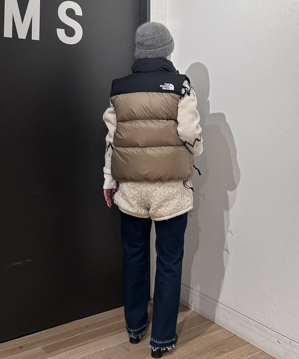 ando naoさんの「BEAMS WOMEN｜【別注】cableami / モヘヤ ワッチキャップ」を使ったコーディネート