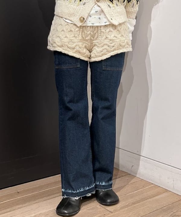 ando naoさんの「BEAMS WOMEN｜【別注】cableami / モヘヤ ワッチキャップ」を使ったコーディネート