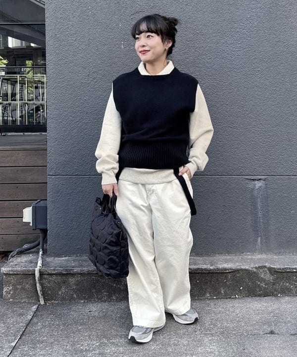 ナガオカ サキさんの「BEAMS WOMEN｜BAG'n'NOUN &times; BEAMS BOY / 別注 ドット バッグ」を使ったコーディネート