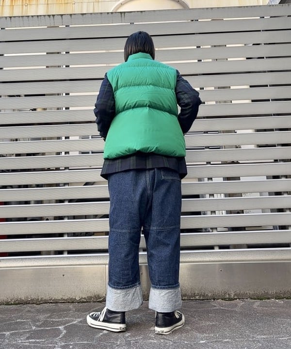 つぼさんの「BEAMS WOMEN｜リバーシブル ダウン ベスト」を使ったコーディネート