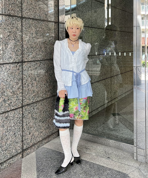 あさひさんの「BEAMS WOMEN｜フェイク スエード チョーカー」を使ったコーディネート