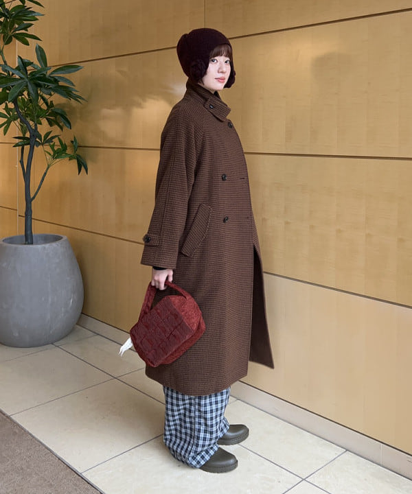 Hazukiさんの「BEAMS WOMEN｜【別注】Casselini / フラワー ニット帽」を使ったコーディネート