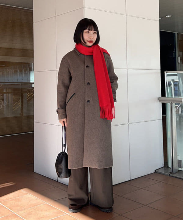 大人マフラースタイル