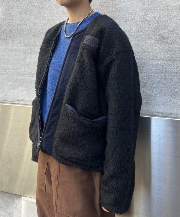 ミナミマリコさんの「BEAMS WOMEN｜【別注】Nor&rsquo;Easterly / シェットランド シャギー クルーネック 25FW」を使ったコーディネート