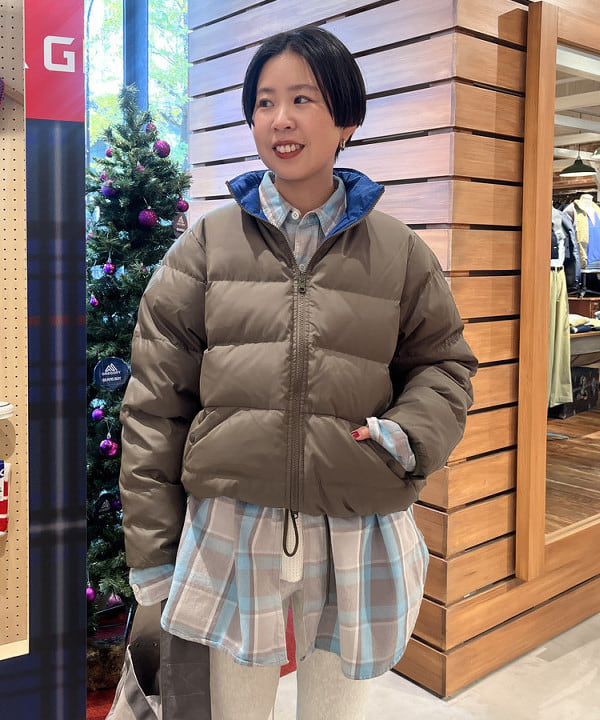 ミナミマリコさんの「BEAMS WOMEN｜リバーシブル ダウン ジャケット」を使ったコーディネート