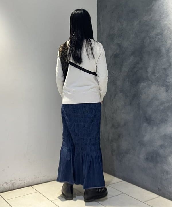 にしだてさんの「BEAMS WOMEN｜【別注】ENGINEERED GARMENTS / ワンショルダー ベスト」を使ったコーディネート