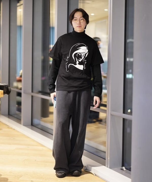 SUDOさんの「BEAMS WOMEN｜BEAMS PLUS / タートルネック Tシャツ」を使ったコーディネート