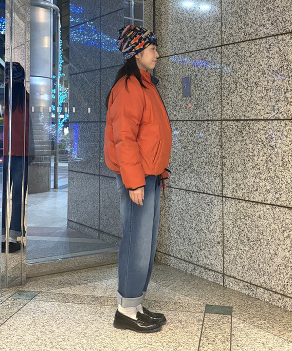 ばるたんさんの「BEAMS WOMEN｜リバーシブル ダウン ジャケット」を使ったコーディネート