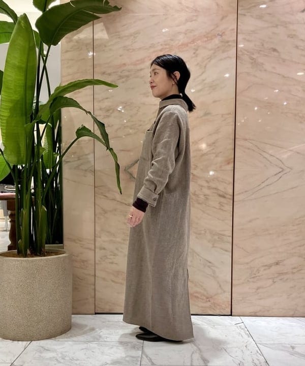 小笠原 楓さんの「BEAMS WOMEN｜フライス タートルネックプルオーバー」を使ったコーディネート