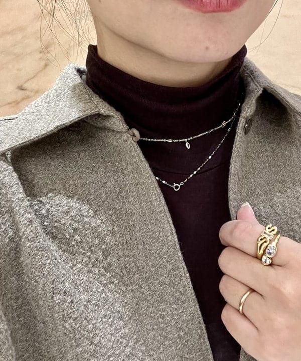 小笠原 楓さんの「BEAMS WOMEN｜フライス タートルネックプルオーバー」を使ったコーディネート