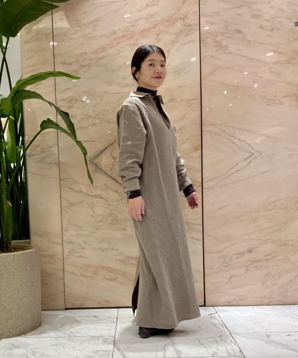 小笠原 楓さんの「BEAMS WOMEN｜フライス タートルネックプルオーバー」を使ったコーディネート