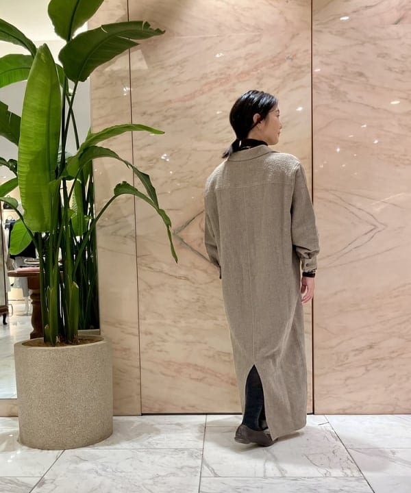 小笠原 楓さんの「BEAMS WOMEN｜フライス タートルネックプルオーバー」を使ったコーディネート