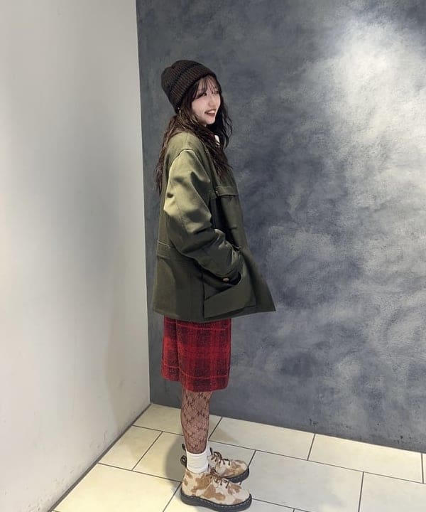 ハルカさんの「BEAMS WOMEN｜リブ ポロ カーディガン」を使ったコーディネート