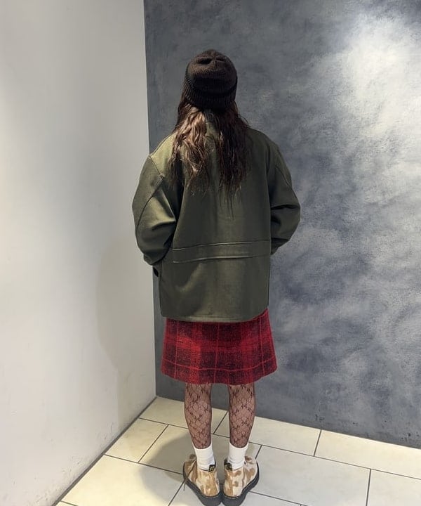 ハルカさんの「BEAMS WOMEN｜リブ ポロ カーディガン」を使ったコーディネート