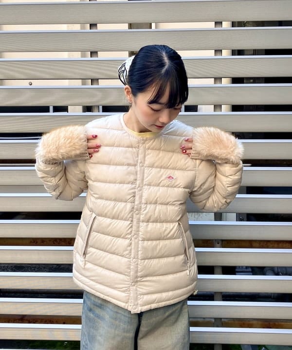 むりょさんの「BEAMS WOMEN｜スタンドカラー シングル コート」を使ったコーディネート