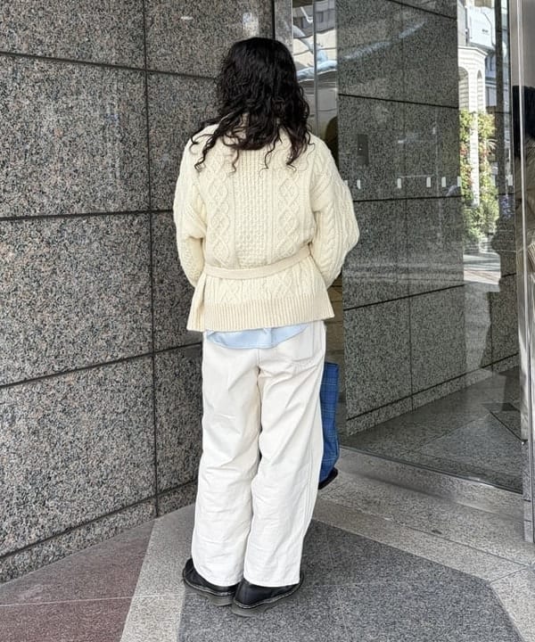 ばるたんさんの「BEAMS WOMEN｜タッセル リブ マフラー」を使ったコーディネート