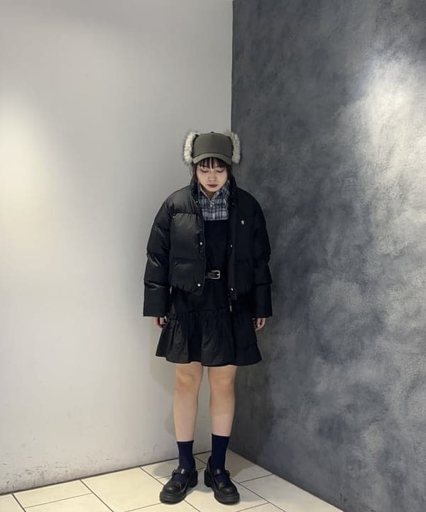 星野 真依さんの「BEAMS WOMEN｜Gymphlex / ダウン ショート ジャケット」を使ったコーディネート