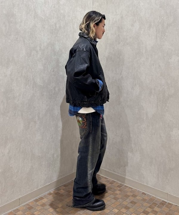 Ryohei Takataさんの「BEAMS WOMEN｜ワイドフィット フェード チェックシャツ」を使ったコーディネート