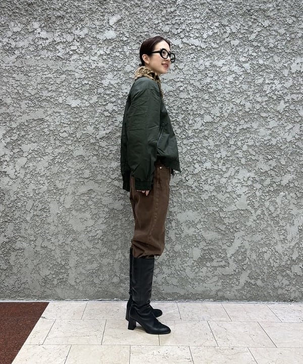 ササキさんの「BEAMS WOMEN｜upper hights / THE NIECE MIDRISE デニムパンツ」を使ったコーディネート