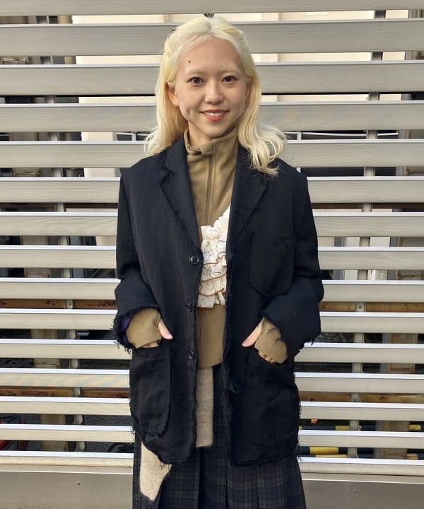 MATSUMOTO AMIさんの「BEAMS WOMEN｜【別注】Orfeo &times; maturely / フリース ハーフジップ」を使ったコーディネート
