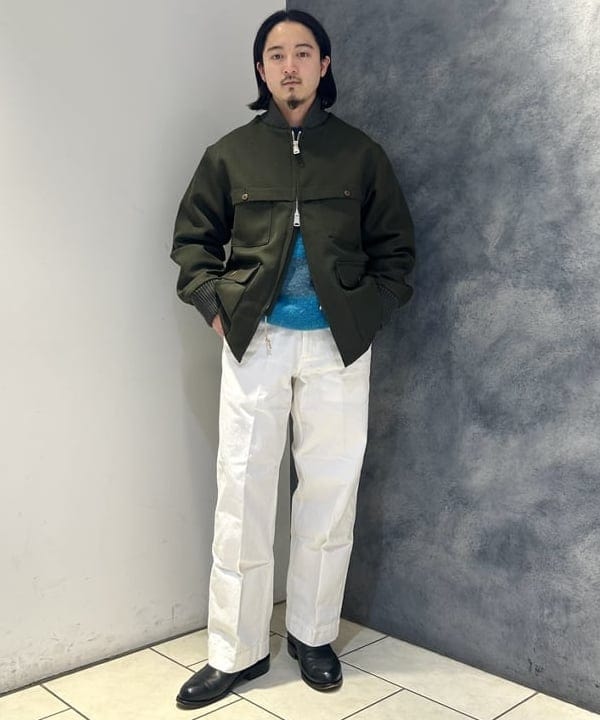 IHA(イハ)さんの「BEAMS WOMEN｜MIL Trousers Herringbone」を使ったコーディネート