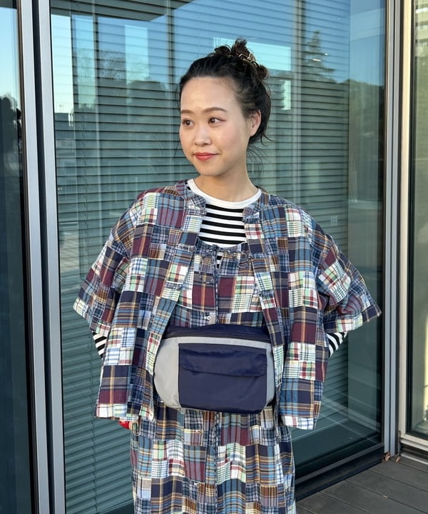 清水 彩乃さんの「BEAMS WOMEN｜BEAMS BOY / フライス 1cm ボーダー」を使ったコーディネート