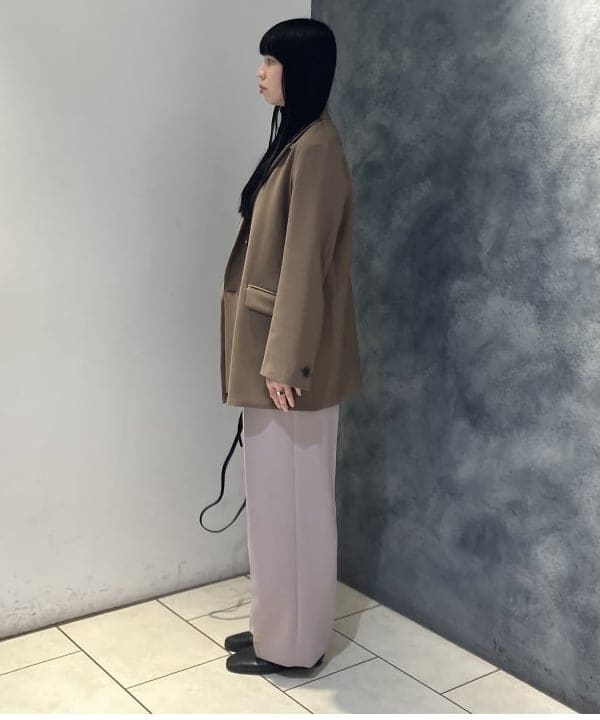 OSUMIさんの「BEAMS WOMEN｜ダブルクロス ロング ジャケット」を使ったコーディネート