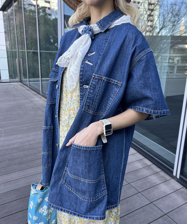 MATSUMOTO AMIさんの「BEAMS WOMEN｜アバカ クロッシェ ハット」を使ったコーディネート
