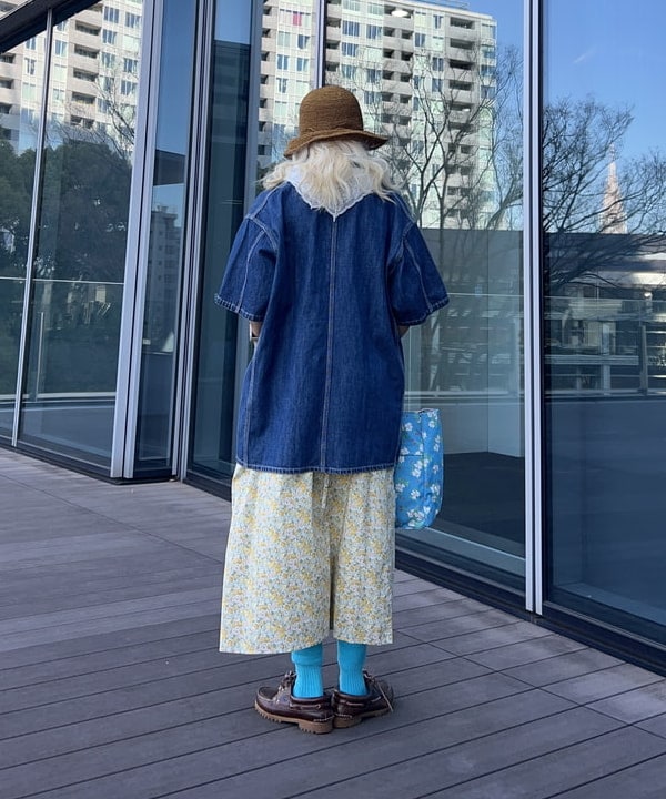 MATSUMOTO AMIさんの「BEAMS WOMEN｜アバカ クロッシェ ハット」を使ったコーディネート